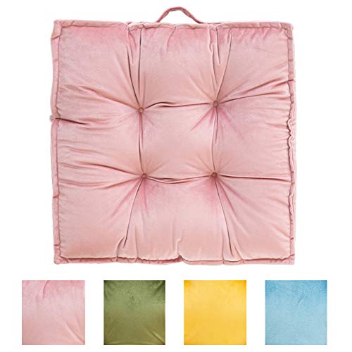 blue page Pink Home Decor Indoor Seat Cushion - Square Thicken Office Chair