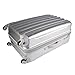 kensie Women's Alma Hardside Spinner Luggage, Silver, 3-Piece Set (20/24/28)