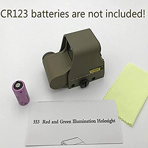 Mini Holographic Weapon Sight Tactical Scope Reflex Sight Red Dot Sight Gun Sights - Thumbnail 3