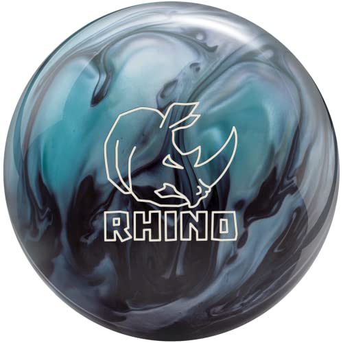 Brunswick Rhino Reactive Bowling Ball- Metallic Blue/Black 12lbs