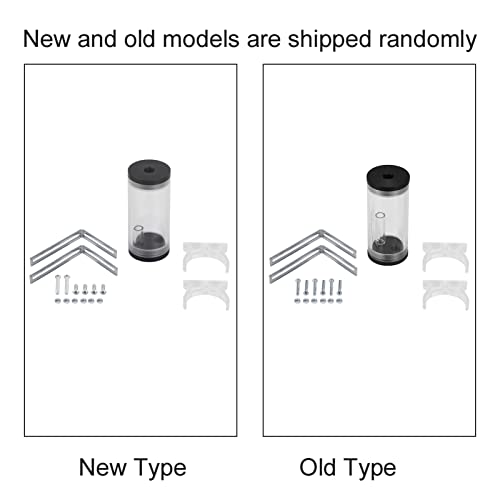 Serbatoio Acqua PC 200ml Acrilico Trasparente - 3 Fori G1/4 Per Sistemi Raffreddamento A Liquido