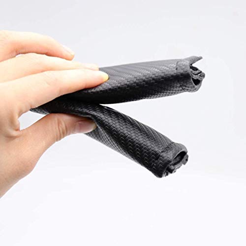 Hangoo 2Pcs Seat Belt Covers Shoulder Pads For Puerto Rico Boricua, Puerto Rico Coqui Car Accessories, Embroidered Logo Black Leather Car Seat Belt Pads Safety Belt Cover Pad. (Coqui) #TOP1