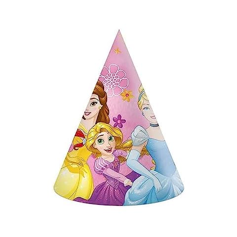 Procos Disney Princess Eco-Friendly Party Hats Cover