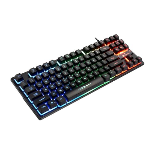 Clavier mécanique RVB rétroéclairé avec design ergonomique anti-fatigue