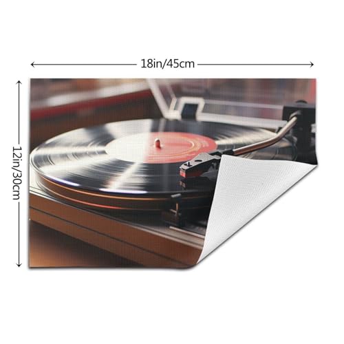 Sets de table tissés vinyle PVC lavables antidérapants pour table cuisine