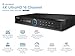 Amcrest 5Series 4K NVR 16-Channel NV5216 16CH (Record 16CH 4K @30fps, View/Playback 4CH 4K @30fps) Network Video Recorder - Supports up to 2 x 10TB Hard Drive (Not Included) (No PoE Ports Included)