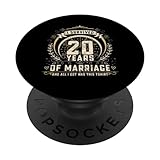 Photo Gallery celebrate 20th years of wedding anniversary vintage his/her popsockets popgrip intercambiabile Photo Gallery celebrate 20th years of wedding anniversary vintage his/her popsockets popgrip intercambiabile
