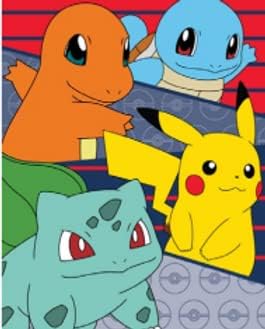 Amazon.com: Pokemon Pikachu Throw Silky Blanket 40x50 : Home u0026 Kitchen