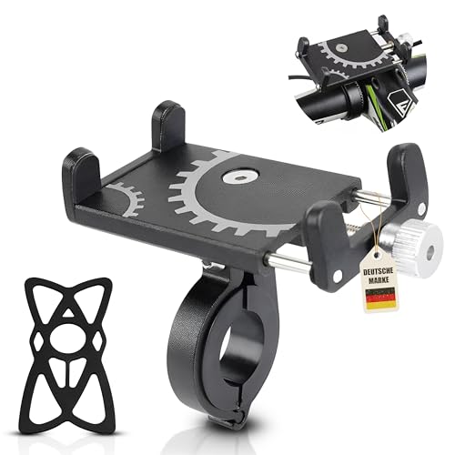 Instinktive-Oase® Fahrrad Handyhalterung – Handy Halter für Fahrrad & Motorrad | Universal Smartphone-Halter für Lenker inkl. Montagezubehör, Gummispannnetz & Distanzstücke – Robust & Sicher Instinktive-Oase® Fahrrad Handyhalterung – Handy Halter für Fahrrad & Motorrad | Universal Smartphone-Halter für Lenker inkl. Montagezubehör, Gummispannnetz & Distanzstücke – Robust & Sicher