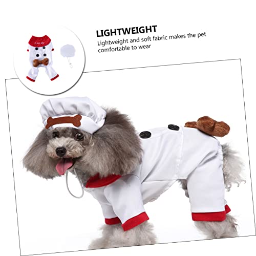 Disfraz para perro blanco talla L miniatura 4