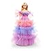 Barbie Buon Compleanno -Bambola Bionda, con Vestito Plissettato, Piedistallo e Certificato di Autenticità, Giocattolo per Bambini 6+ Anni, GTJ85