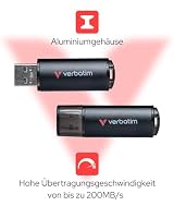Verbatim V200 Metal USB-Stick 64 GB USB 3.2 Gen 1 200 MB/s Aluminium – Ansicht 2
