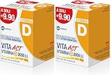 Vitamina D Act 2000 U.I., Integratore Alimentare in Compresse, a base di Vitamina D, 1 Confezione da 120 Compresse