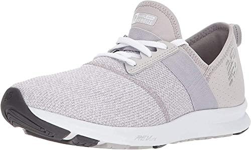 New Balance Women's FuelCore Nergize V1 Sneaker, White/Grey, 6.5