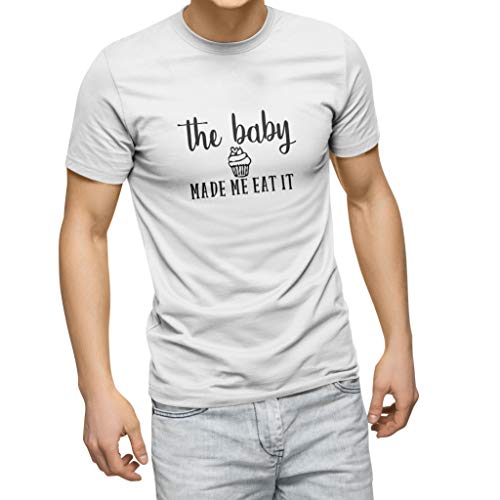 The Babymade Me Eat It White Men's T-Shirt Size S
