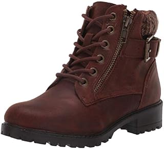 Steve Madden Girls' Bengal Ankle Boot, Brown, 4 M US Big Kid