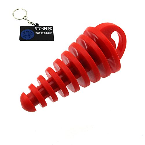 Tapón para tubo de escape STONEDER, de goma suave y resistente, para todoterreno de 2 marchas, quad, moto, scooter, etc.