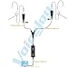 VoiceJoy USB-Y QD Training Cable Compatible with Jabra QD Headsets