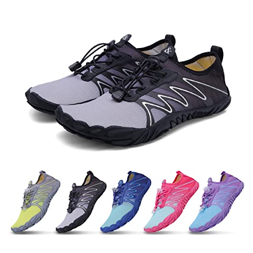 Image of ziitop Water Shoes for Men Women Beach Barefoot Swim Rock Climbing Pool Shoes Socks, Anti-Slip Breathable Quick Dry Lightweight Slip-on, Outdoor Sport Hiking Walking Boating Fishing Diving Surfing
