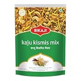 Bikaji Kaju Kismis Mix (7.05oz) 200g, Indian Premium Namkeen Snack with Cashews & Raisins, Traditional Sweet...