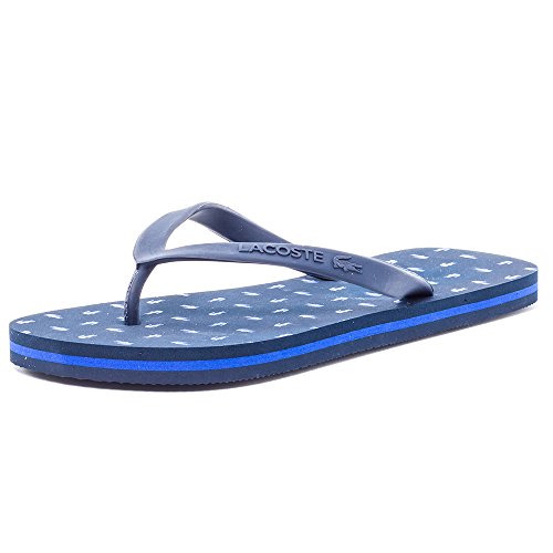 Lacoste Ancelle Femmes 116 2 Faites Glisser Flip Flip Imprimer Navy/Blue-Marine-6 ​​Taille 6