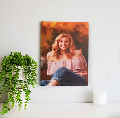 Schafer Art Studio Turn Picture into Painting, Family Portrait Painting from Your Photo, Custom Photo Print, Digital Painting from Photo On Canvas