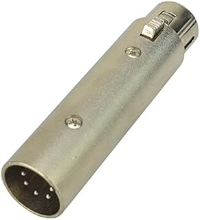 COBRA DMX In-Line Adaptor Converting 5 Pin XLR Male to 3 Pin XLR Female