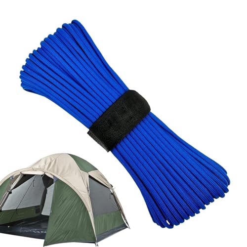 Corda de resistente, de pára-quedas | Corda de nylon longa e forte de 100 pés,Corda de barraca de eq