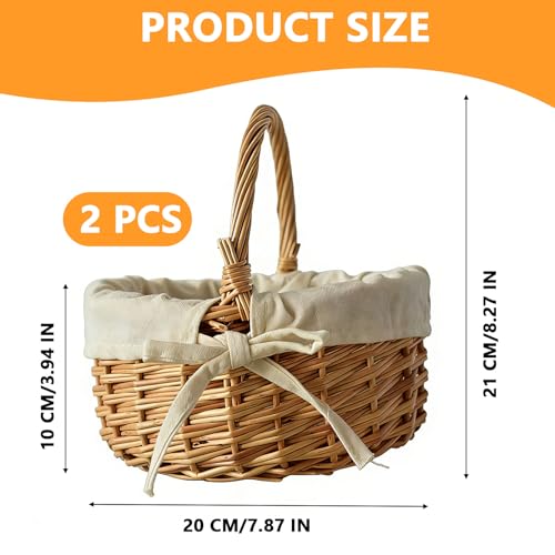 Panier de fleurs tissé en osier pour rangement de table