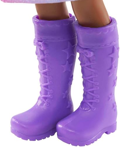 Miniatura 4 de Barbie Chelsea se puede jugar con la muñeca Brunette Chelsea Rockstar 6 pulgadas guitarra micrófono auriculares 2 boletos VIP anteojos en forma de