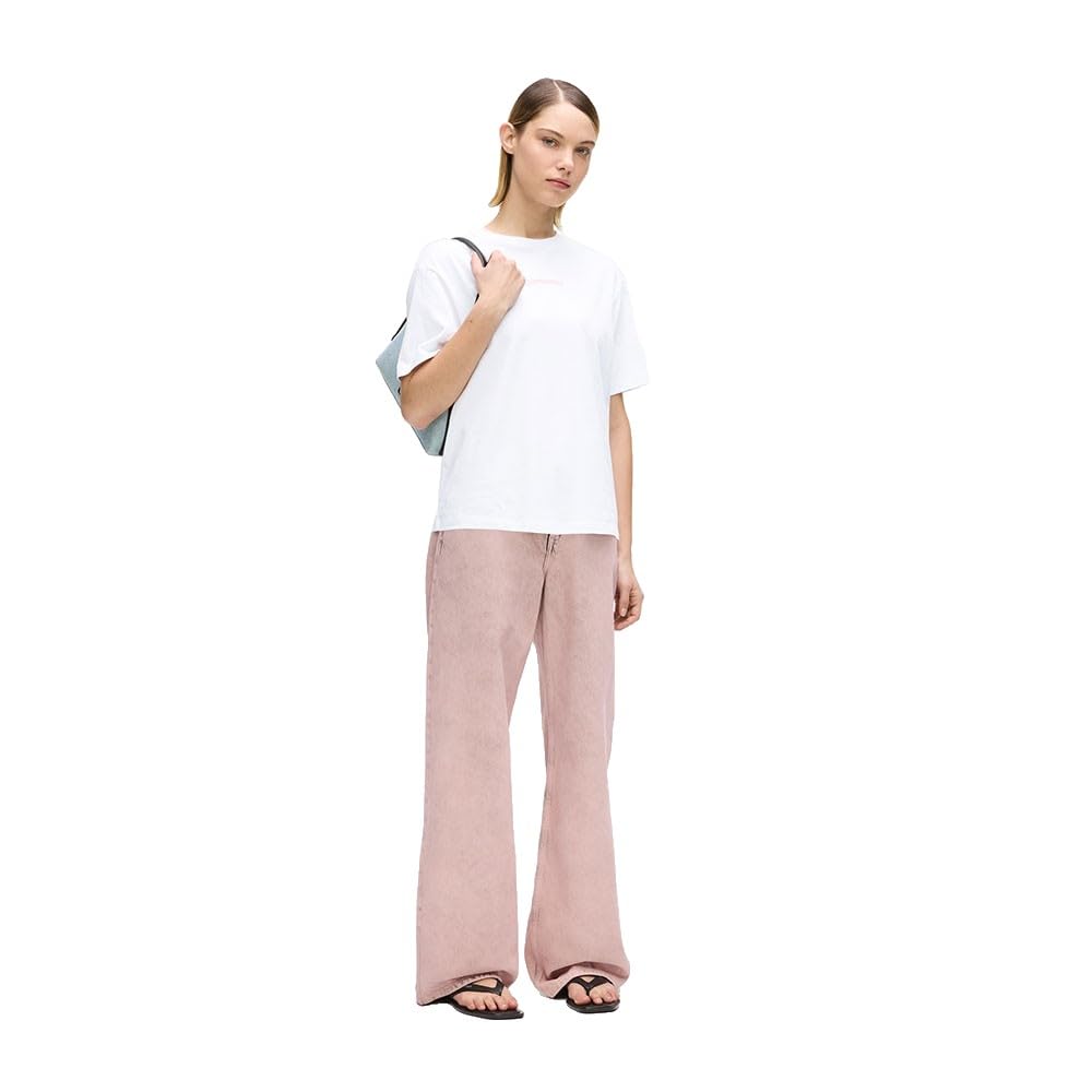 Karl Lagerfeld Jeans Damen Regular Short Sleeve Frame T-Shirt