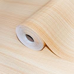 Drawer Shelf Liner for Kitchen Cabinets Non-Adhesive, Non Slip Shelf Paper Waterproof Thickened Cabinet Liners for Shelves, Strong Grip Mats for Cupboard, Dresser, Pantry, Wood-Grain, 11.8 in x 30 FT