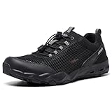 Picture of AIVEJE Men's Summer Sports Water Shoes Non-Slip Quick Drying Aqua Shoe Hiking Trail Walking Footwear 7.5 Black