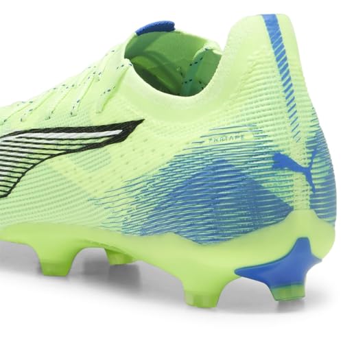 PUMA Unisex Adults Ultra 5 Pro FG/AG Soccer Shoe, Fizzy Apple-PUMA White-BLUEMAZING, 42.5 EU