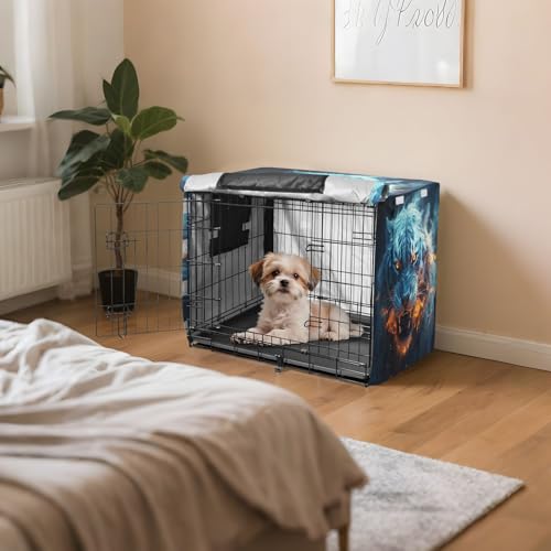 Housse imperméable pour cage chien chat extérieure intérieure - 8