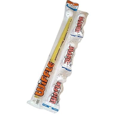 Wiffle Ball and Bat Set Combo with Pitching Guide - 10 Wiffle Balls 1 Bat and How to Pitch Pamphlet
