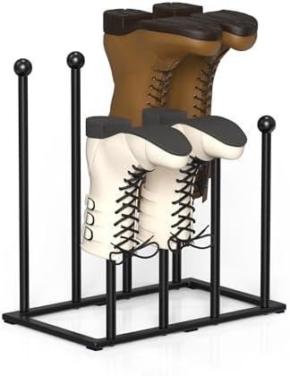 Amazon.com: Tigerden 22.5 Inches Free Standing Shoe Racks, Tall Black ...