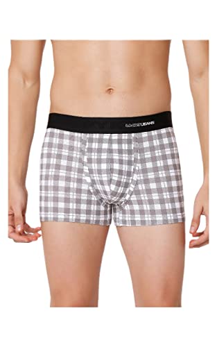 Image of Underjeans Men's Cotton Blend Trunks (Pack of 2) (UJNPTS036E2)