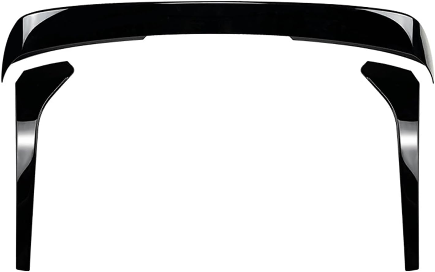 rear roof spoiler& rear window spoiler side wing compatible with vw tiguan mk2 r-line 2017 2018 2019 2020 2021 2022 2023 car rear trunk spoiler splitter, glossy black roof spoiler+ side wing/glossy black side+ roof