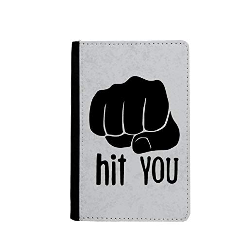 Passeport personnalisé étui portefeuille fist silhouette cadeau original de voyage