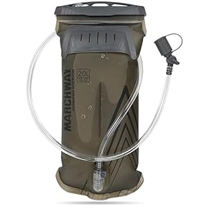 MARCHWAY Lightweight TPU Hydration Bladder 2L/3L for Hydration Packs, Slide-Seal Wide Mouth Water Reservoir Bag with Carry Handle for Hiking, Cycling, Running, Camping, Travel