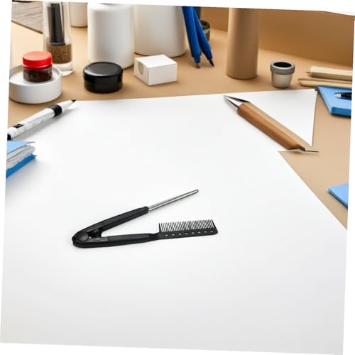 Cepillo alisador profesional negro MERRYHAPY miniatura 6