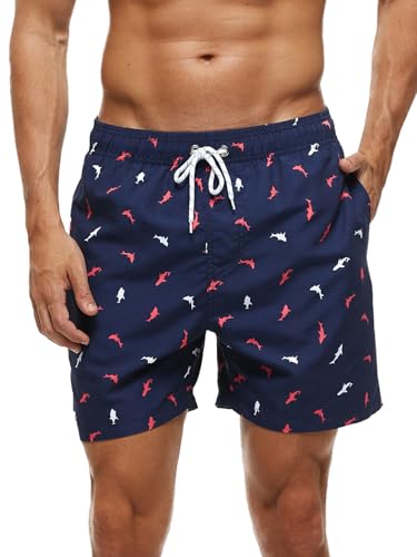 Image of TOPLOT Regular Fit Printed Boxer Shorts for Men