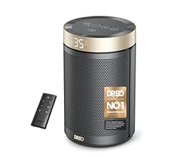 Dreo Electric Heater, 1500W Energy Efficient Space Room Heater, Upgrade Remote Portable Ceramic Fan Heaters, Thermostat, 3 …