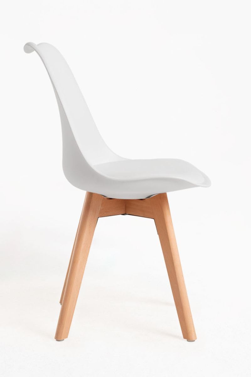 Regalos Miguel - Packs Sillas Comedor - Pack 2 Sillas Synk Basic - Blanco