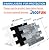 DICOFUN Distressed Wood Peel and Stick Backsplash Wall Tiles, 12"x12" Thick PVC Subway Tile for Kitchen Backsplash, 1 Sheet