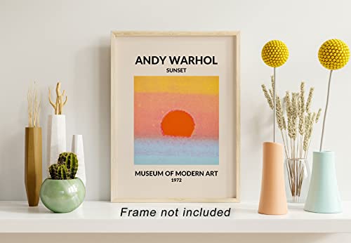 Xintang 6 Piece Famous Art Canvas Posters Picasso Dove Henri Matisse William Morris Flower Market Andy Warhol Sunset Gallery Wall Mid Century Abstract Minimalist Room Aesthetic Decor Prints Painting #TOP4