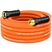 Garden Hose 25 ft x 5/8", NON-EXPANDING Flexible Water Hose, Kink Resistant Lightweight Hybrid Hose, Leakproof Yard Hose with Male to Female Fittings