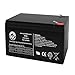 AJC Battery Compatible with PBQ 42716 12V 12Ah Sealed Lead Acid Battery