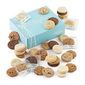 Cheryl’s Cookies® Bow Gift Box with 36 Assorted Cookies, holiday cookies, Christmas cookies, gourmet cookies, gift box, cookie gift box